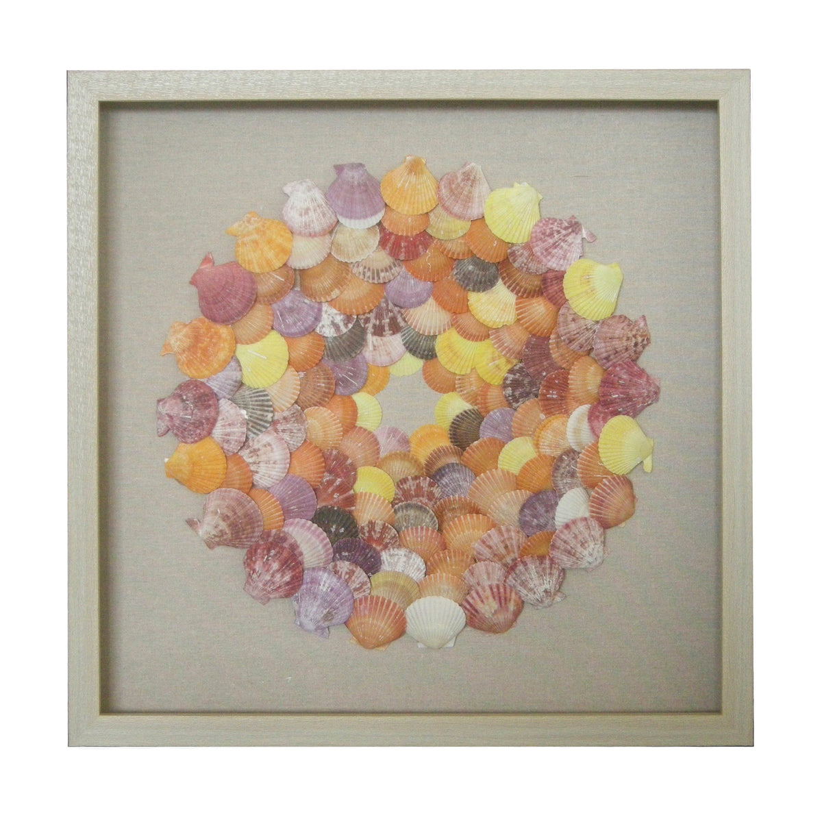 OUTLET Wall art shells multicolor 60x60x5