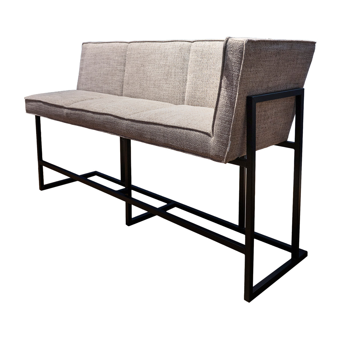 Bartheke PORTEL mit Ecke rechts 200x60x117cm beige