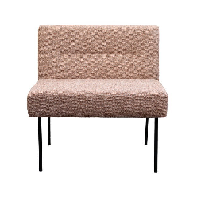 Dining bench VICHY 80x58x89cm spiced copper