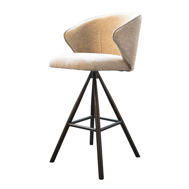 Bar chair NATAL 55x56x115cm brown