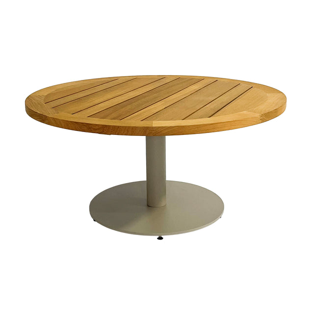 Outdoor coffee table sand ALU 80x80x40