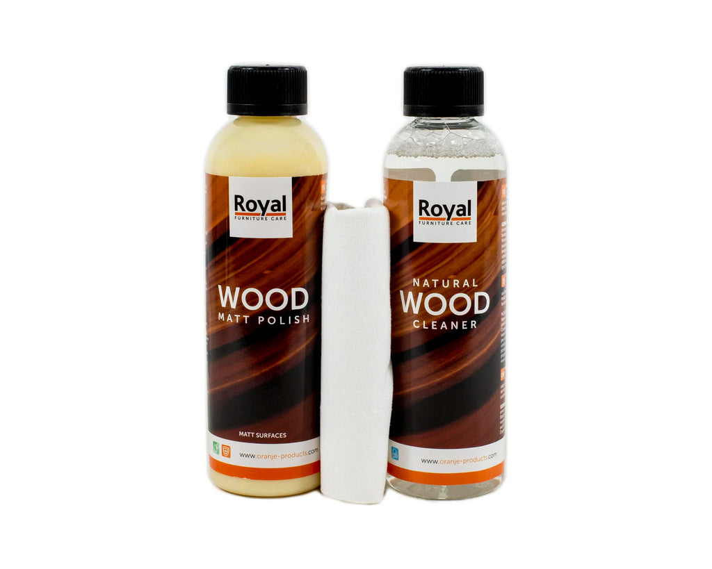 Wood Care Kit mattpolish + Cleaner 2x 250ml