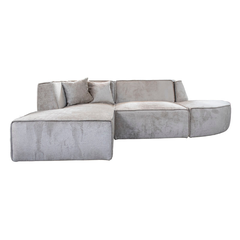 Sofa COPENHAGEN lounge left 300x160x72cm warm grey