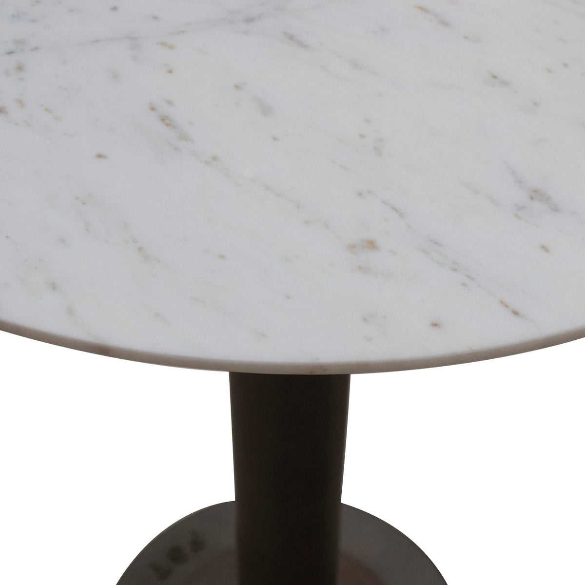 Bistro table greyscale stone top IR/BLACK 76x76x107