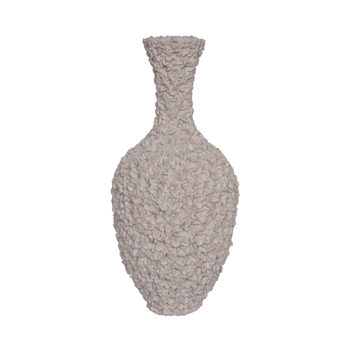 Vaas OLIVIA bloemen Ø29x60cm zand