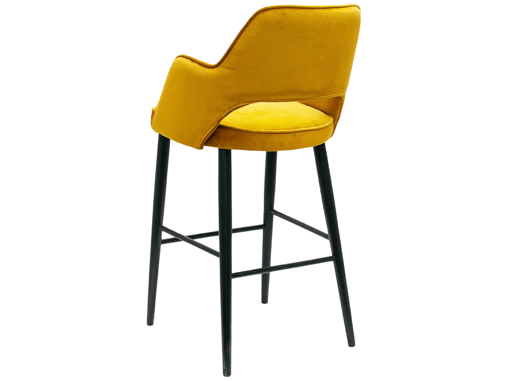 Bar chair Lois gold 56x50x114cm