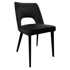 Dining chair Lily black 48x47x85