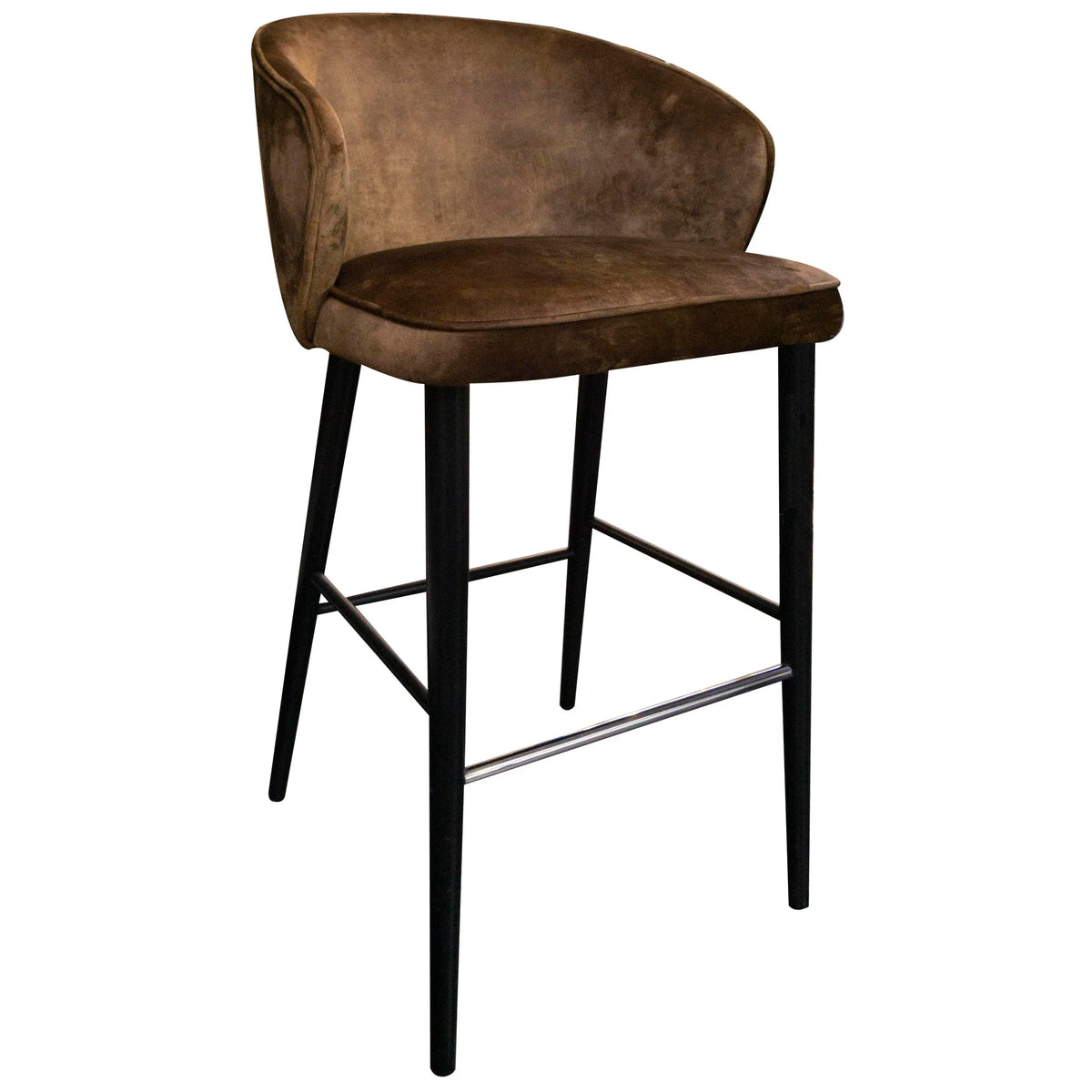 Bar chair June walnut 56x48x106cm