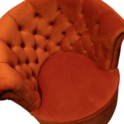 Armchair Livvy orange 76x46x80