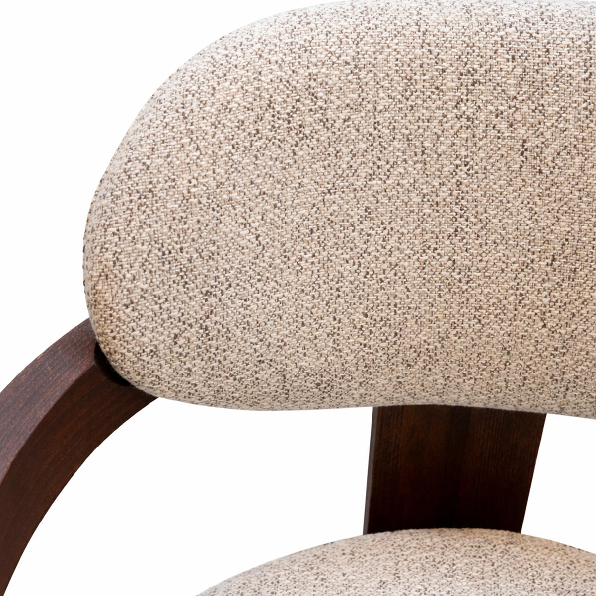 Dining chair NORDIN 56x58x82cm beige