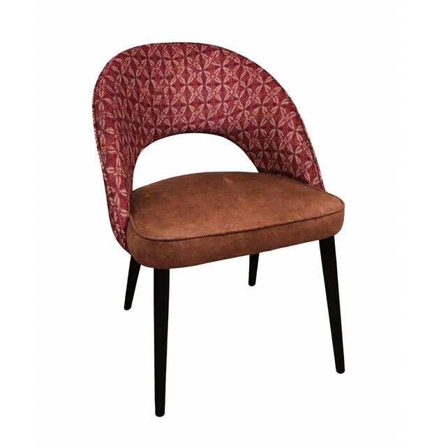 Esszimmerstuhl BETTY 56x50x85cm floral rot