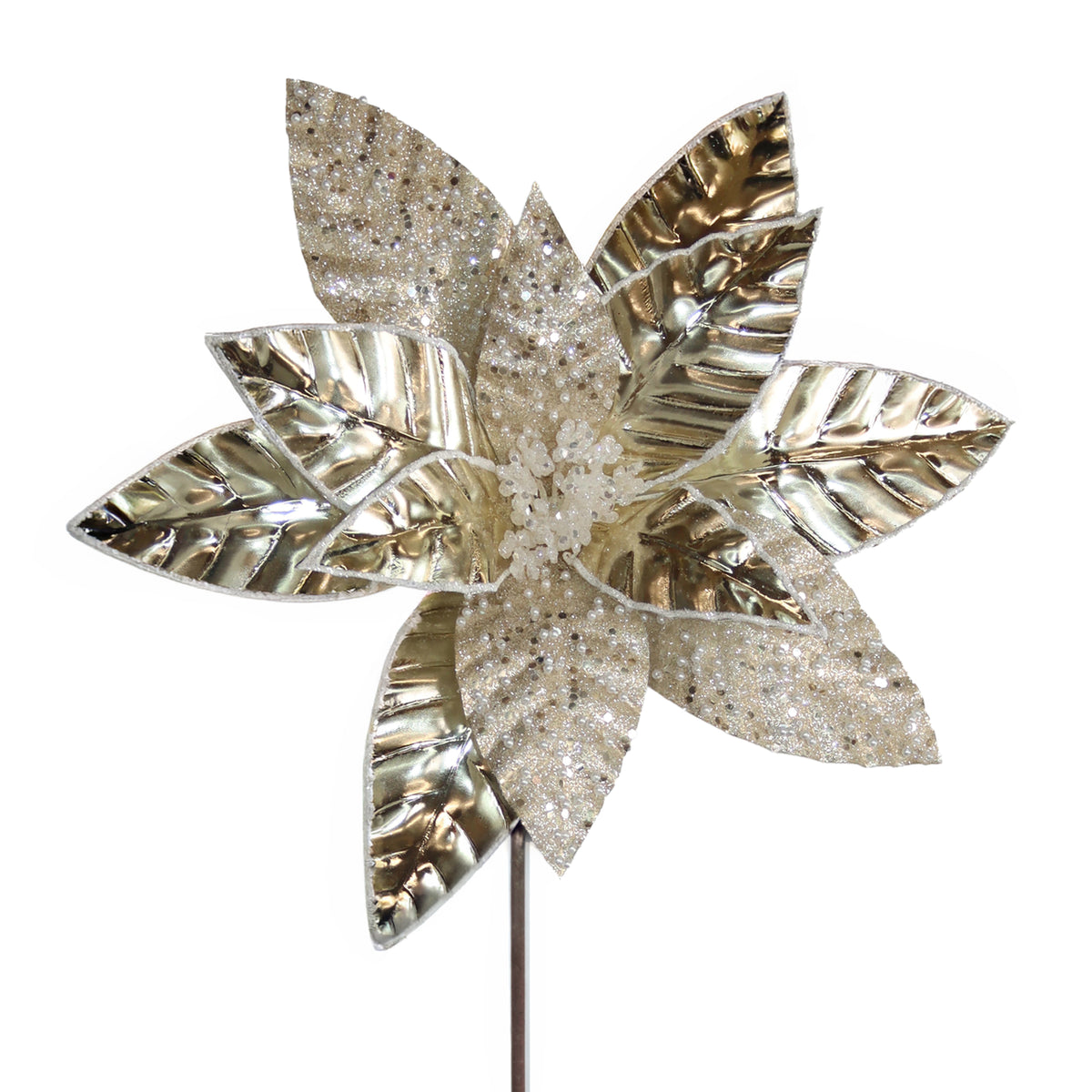 Flower POINSETTIA 60cm white