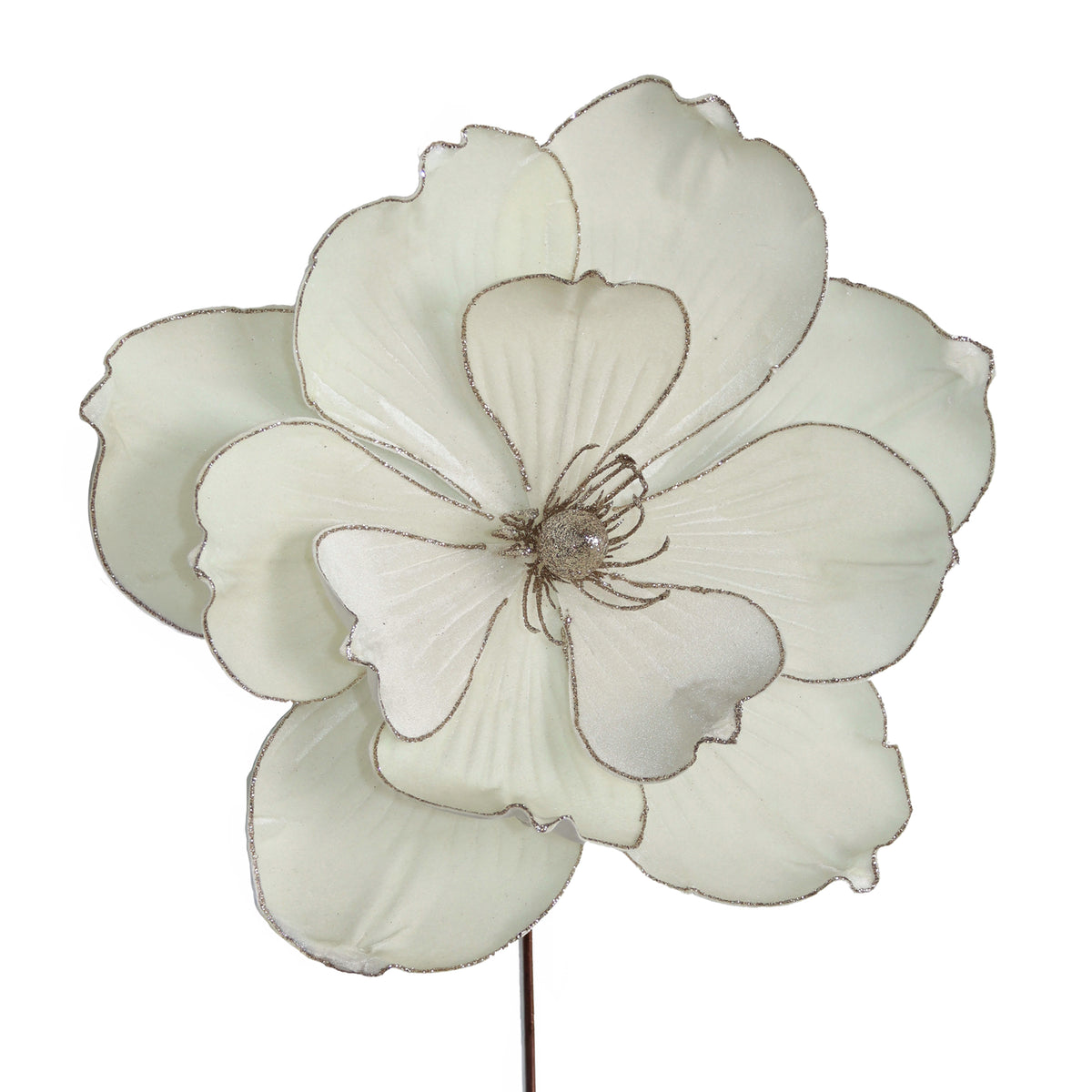 Flower POINSETTIA 68cm beige