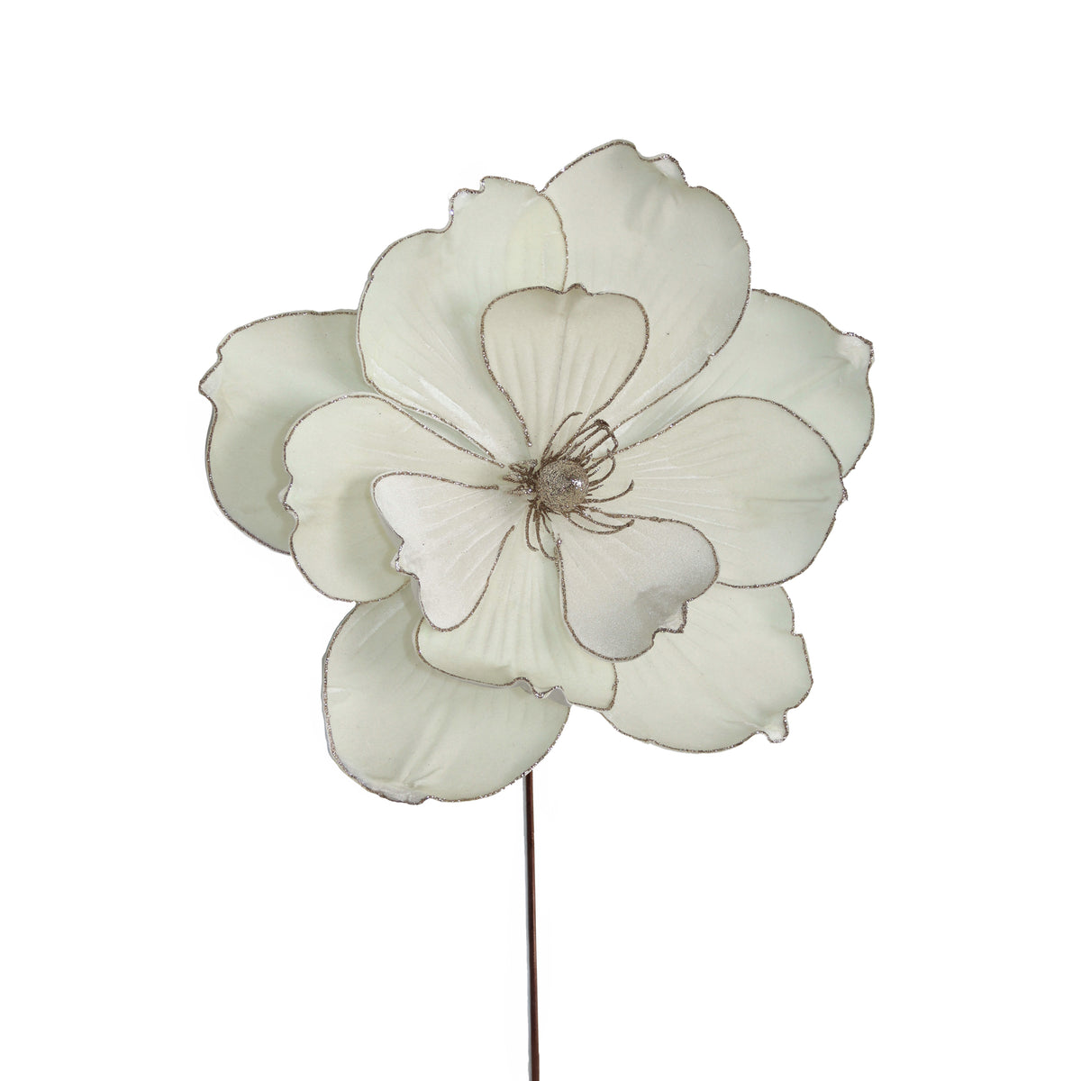 Flower POINSETTIA 68cm beige