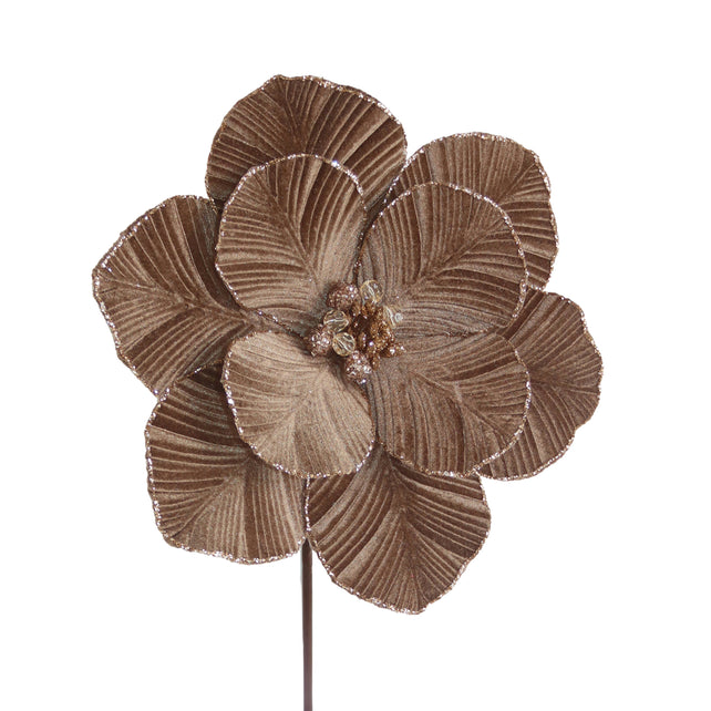 Blume WEIHNACHTSSTERN 60cm braun