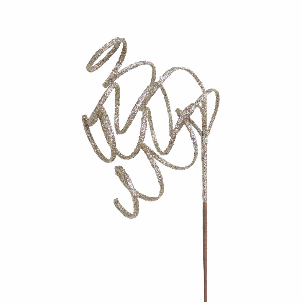 Stiel SWIRLY 82cm champagner