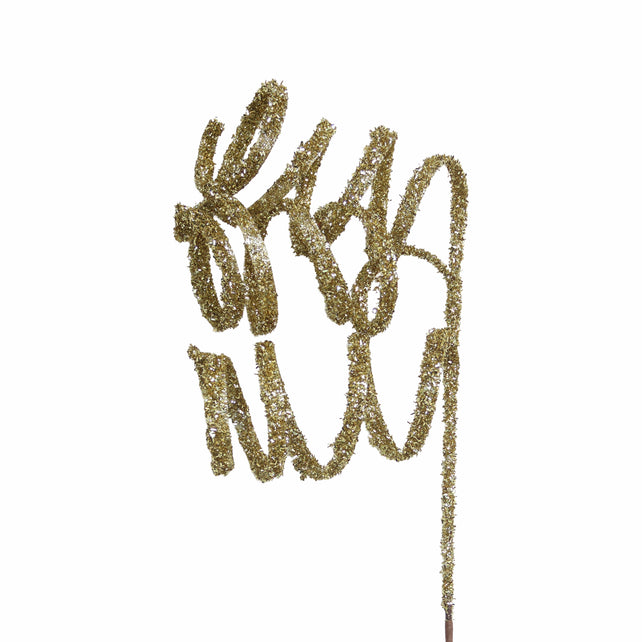 Stiel SWIRLY 90cm gold