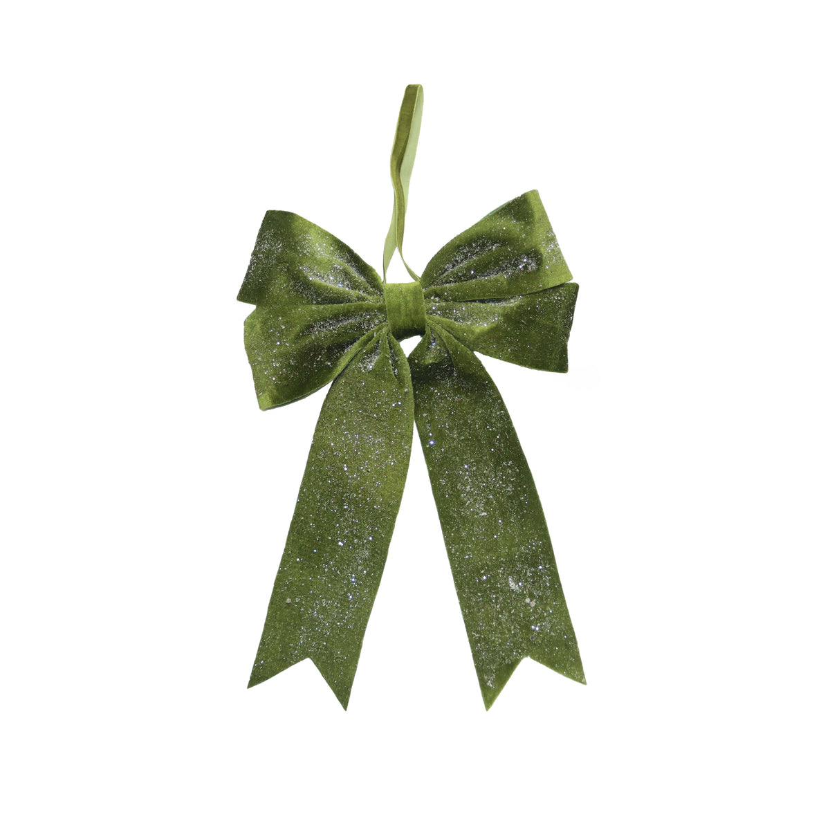 Decorative hanger KNOT 20x30cm green