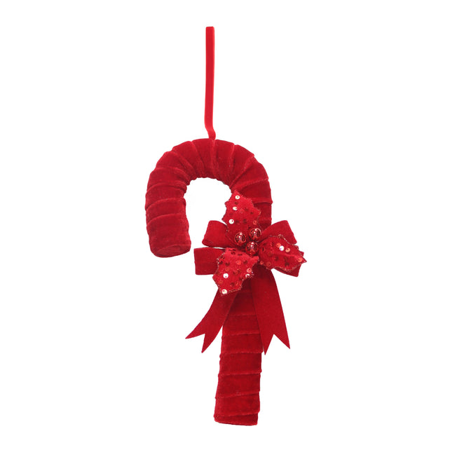 Decorative hanger KNOT 30cm red