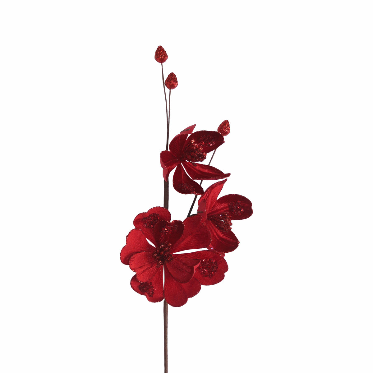 Flower POINSETTIA 60cm red