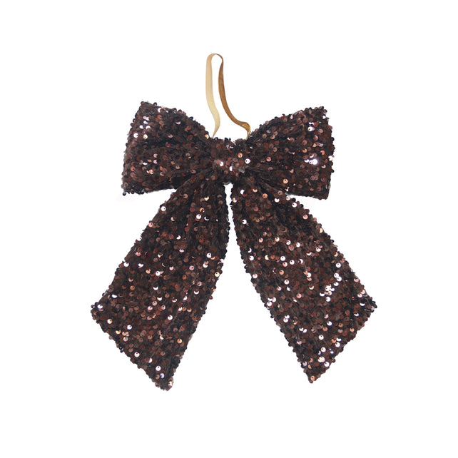 Decoratieve hanger KNOT 30x20cm bruin