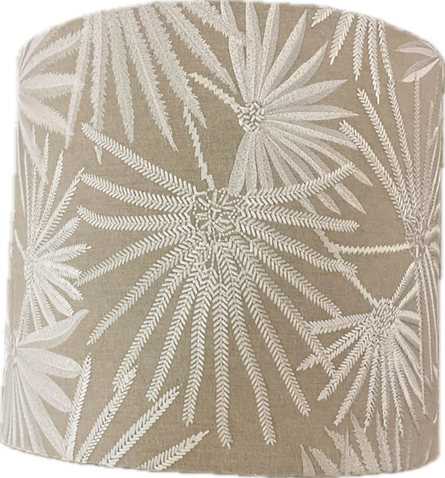 Shade palm leaves beige off-white CO 60x60x38