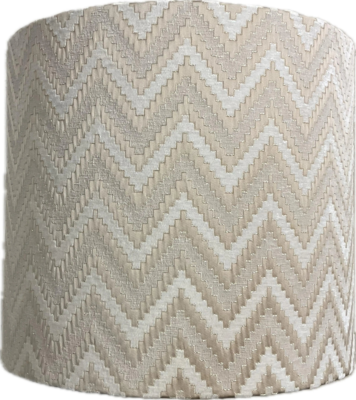 Shade zig zag warm white PE/CO 45x45x38