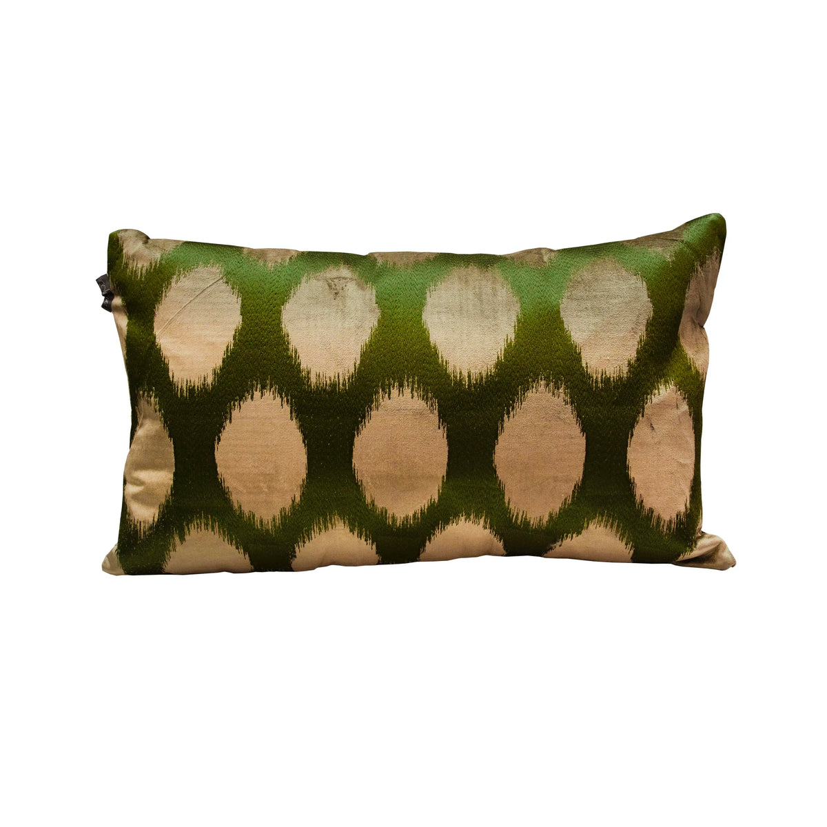 Cushion circles green velvet VI/CO 60x35