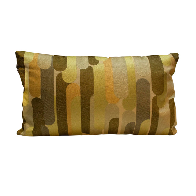Cushion stripes green CO 60x35