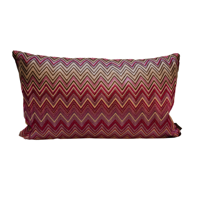 Cushion chevron multi/purple CO 60x35