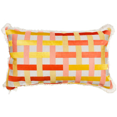 Cushion lines multi/natural CO 60x35