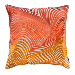 Cushion swirls multi/natural CO 50x50