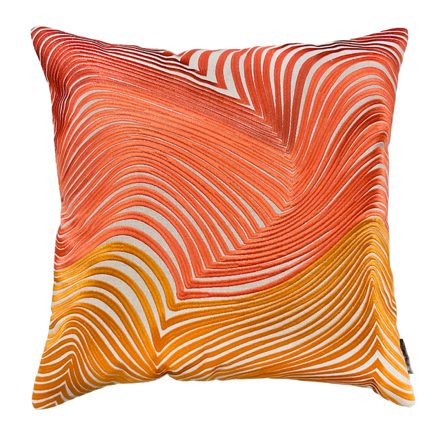 Cushion swirls multi/natural CO 50x50