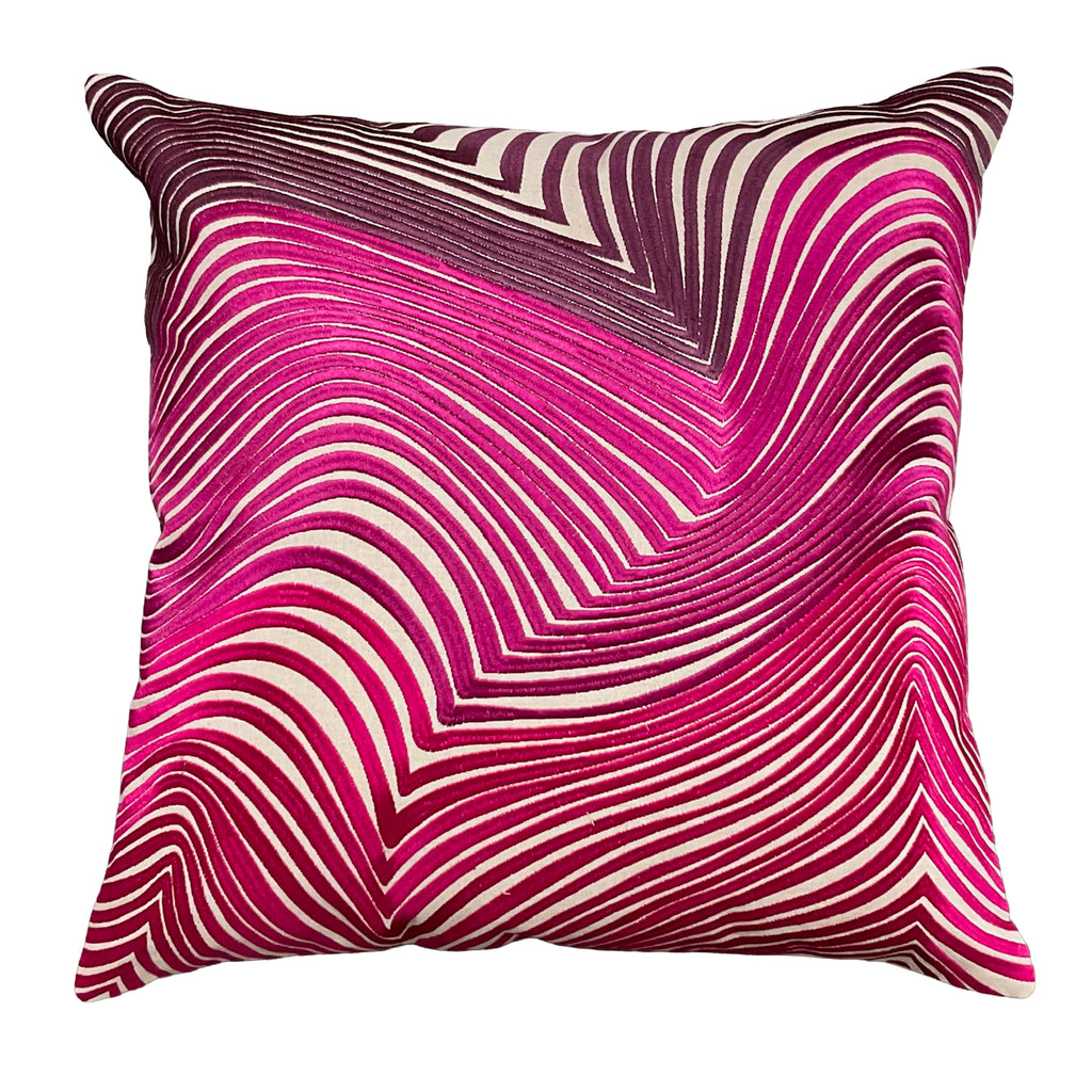 Cushion swirls purple/natural CO 50x50