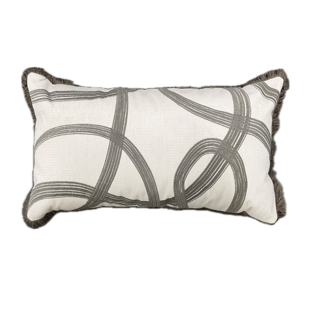 Kissen NILO 60x35cm creme-stein