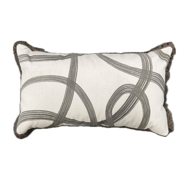Kissen NILO 60x35cm creme-stein