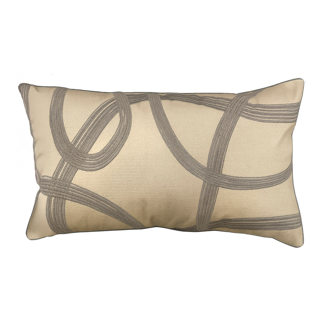 Kissen NILO 60x35cm Taupe