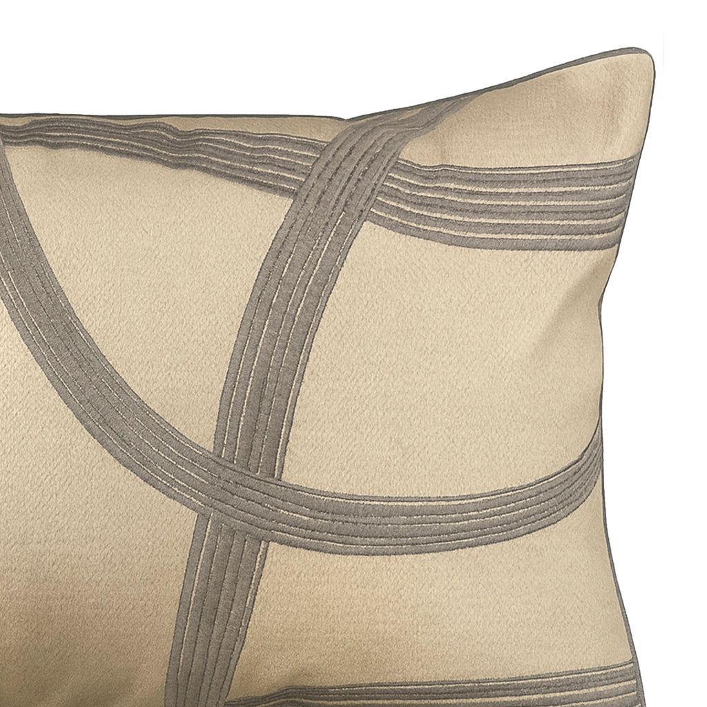 Kissen NILO 60x35cm Taupe