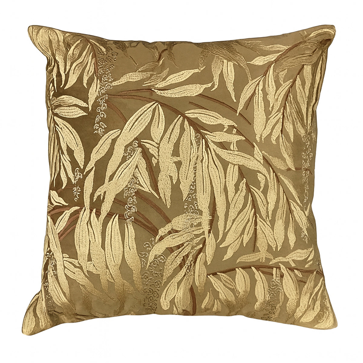 Kussen AIKO 50x50cm taupe goud