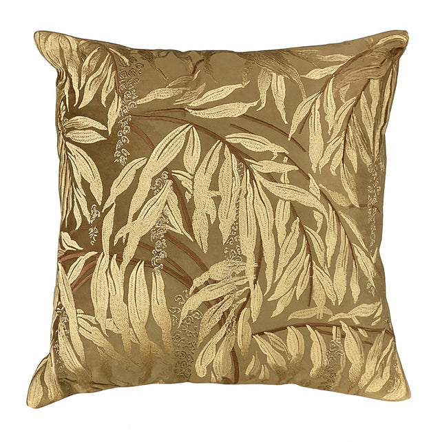 Kussen AIKO 50x50cm taupe goud