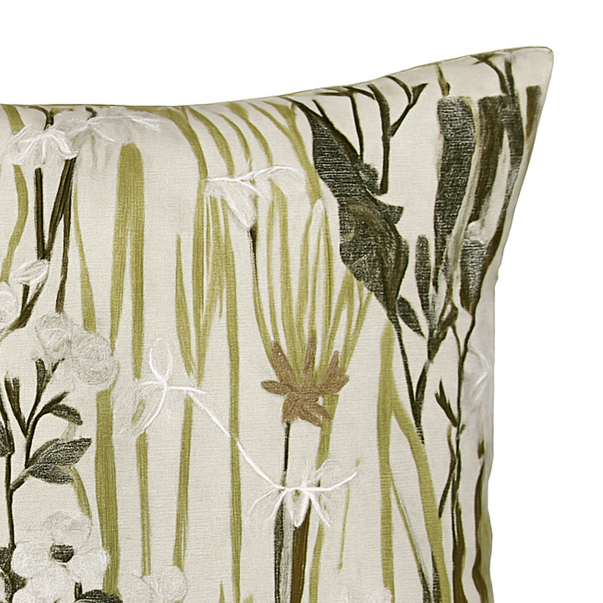 Kissen SELVA 50x50cm beige-grün