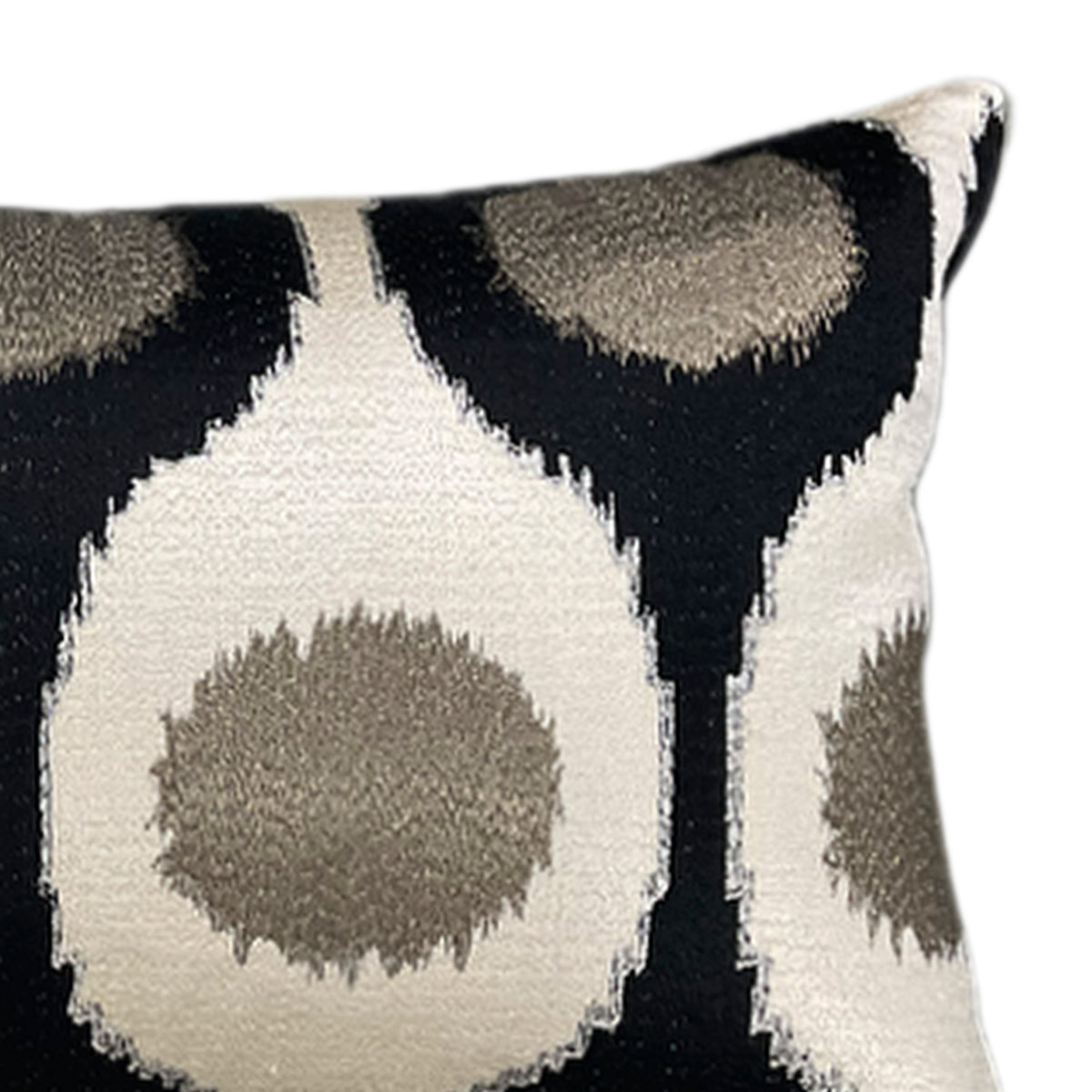 Kussen FAYE 60x35cm crème zwart