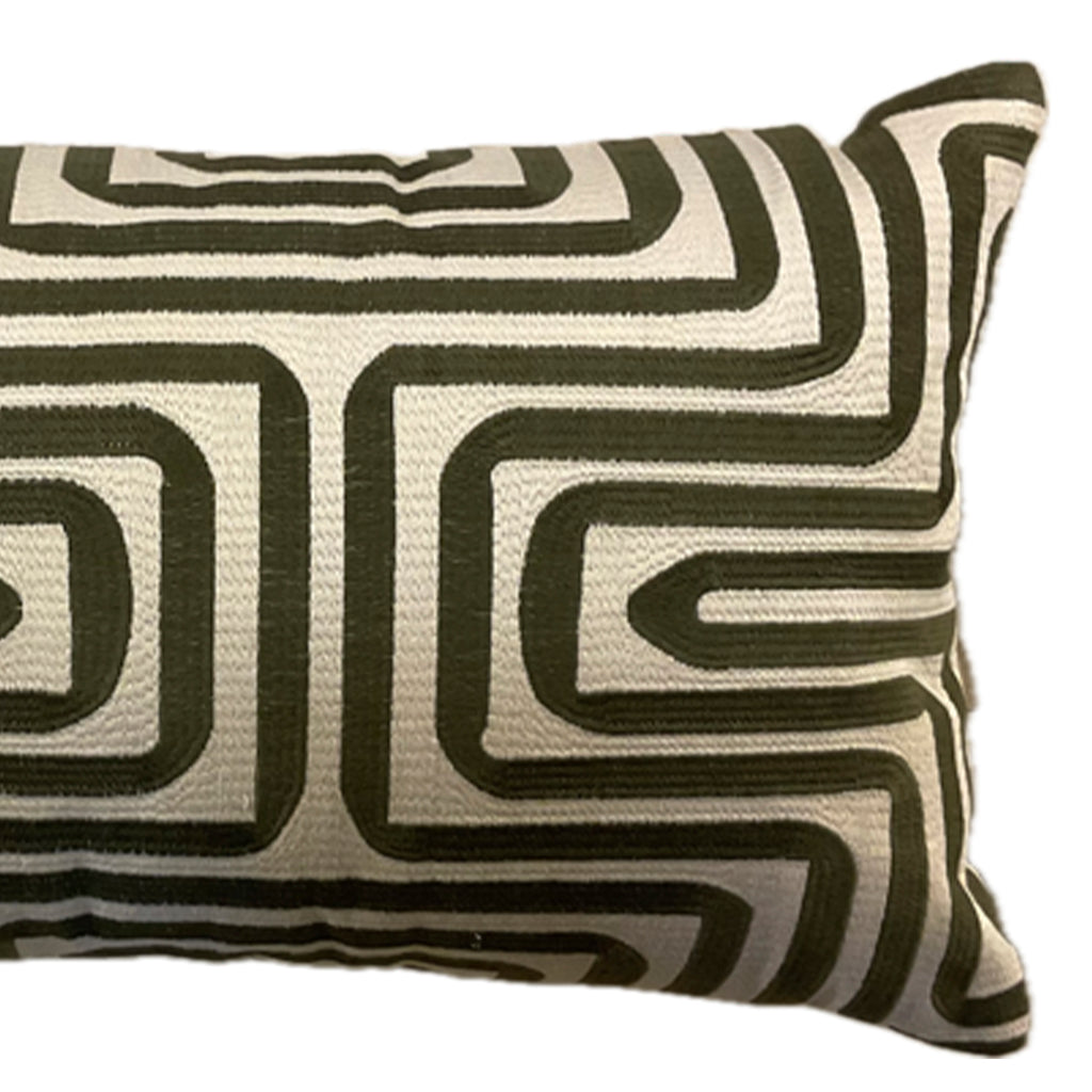 Kissen NALANI 60x35cm beige grün
