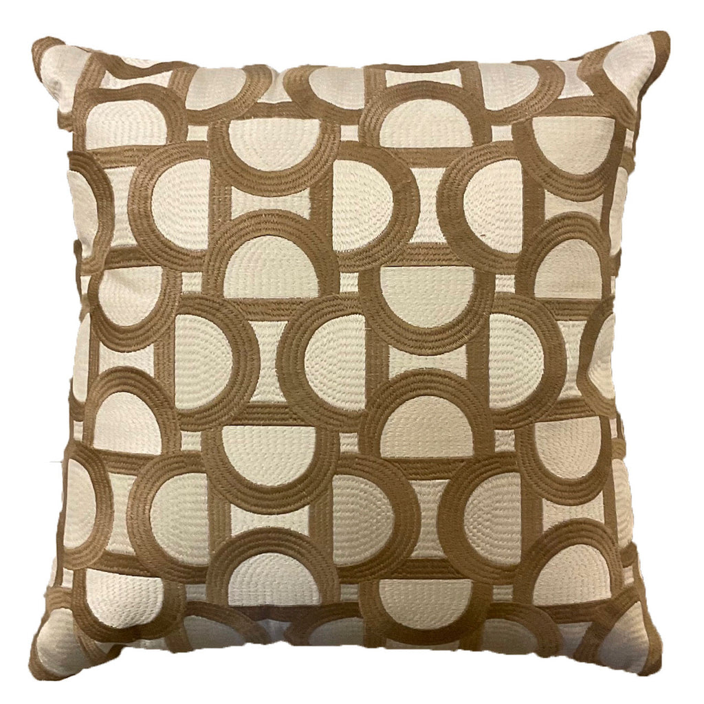 Kussen JADE 45x45cm beige brons