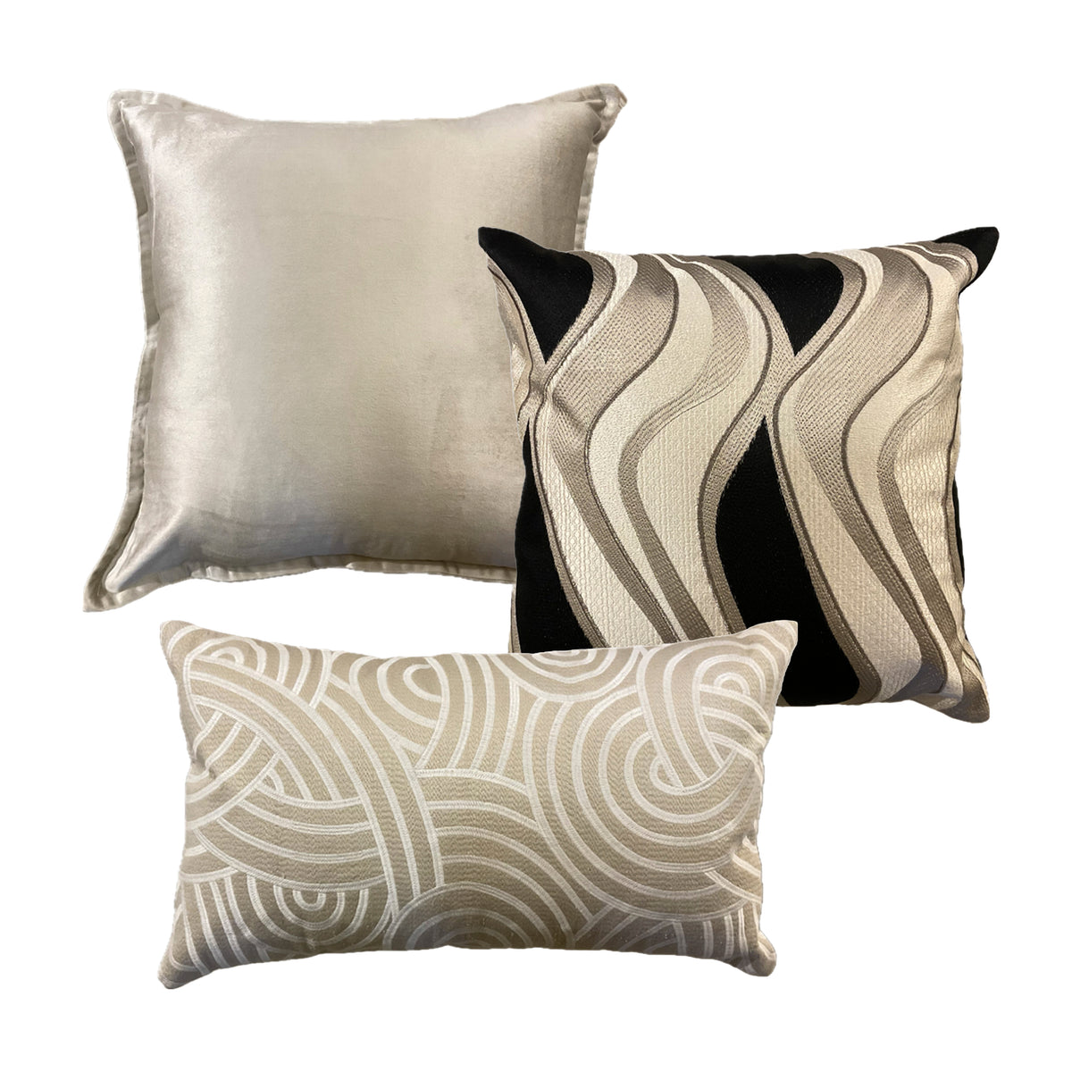 Kissen MARINA 60x35cm beige