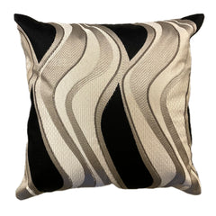 Kissen RUBY 50x50cm champagner schwarz