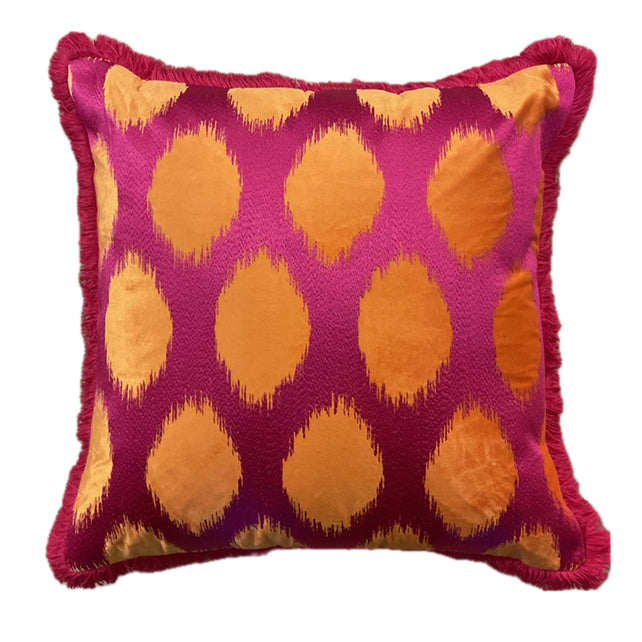 Sierkussen CELINA 50x50cm oranje