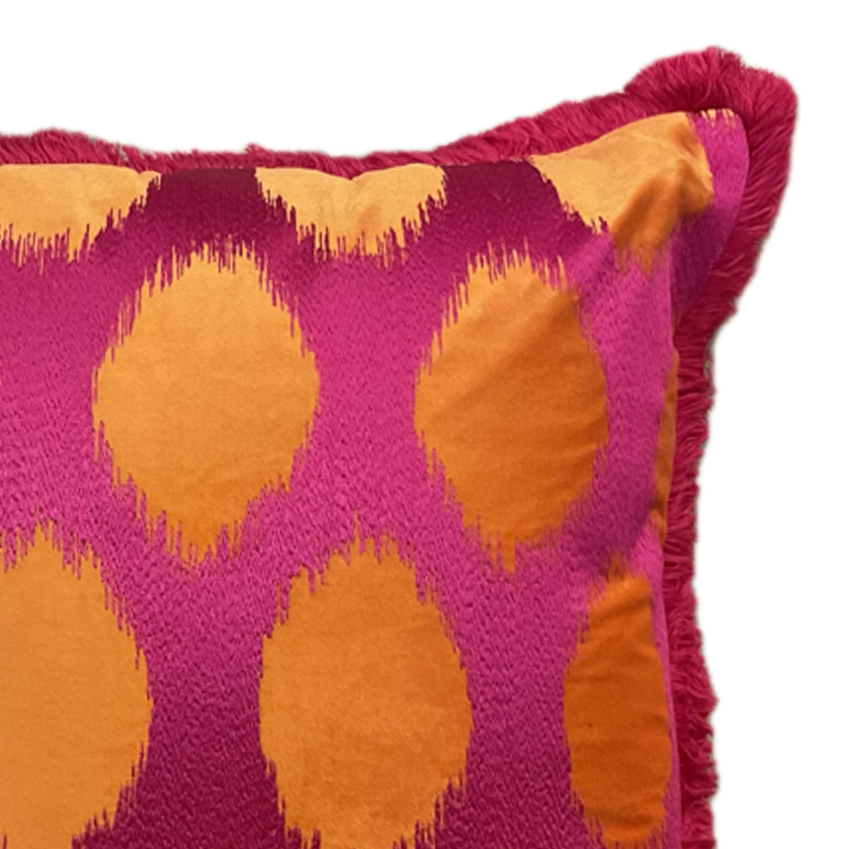 Sierkussen CELINA 50x50cm oranje