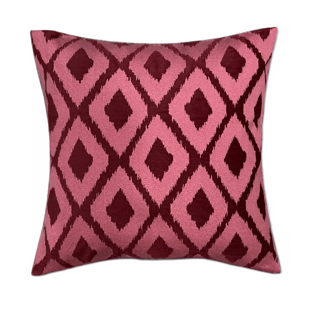 Kissen ELIORA 45x45cm bordeauxrot