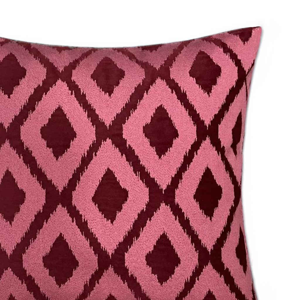 Kissen ELIORA 45x45cm bordeauxrot